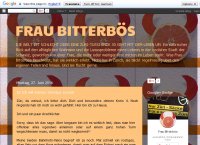 FRAU BITTERBÖS - DIE WELT IST SCHLECHT ODER EINE ZÜRI-TUSSI ENDE 30 GEHT MIT DEM LEBEN UM. FRAU BITTERBÖS - DIE WELT IST SCHLECHT ODER EINE ZÜRI-TUSSI ENDE 30 GEHT MIT DEM LEBEN UM.